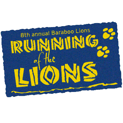 Running of the Lions Strides Against Diabetes 5K logo on RaceRaves