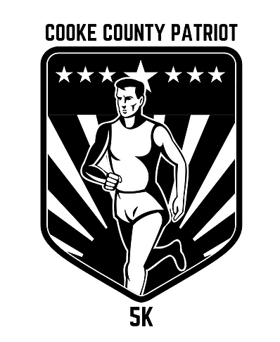 Cooke County Patriot 5K logo on RaceRaves