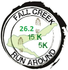 Fall Creek Run Around logo on RaceRaves
