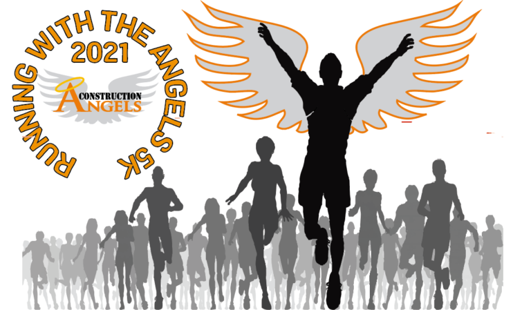 Running with the Angels 5K logo on RaceRaves