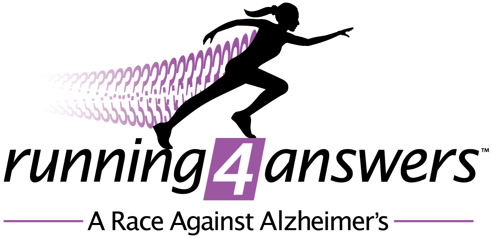 Running 4 Answers, a Race Against Alzheimer’s logo on RaceRaves
