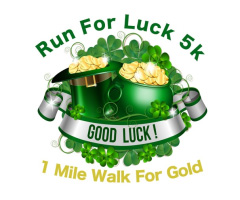 Run For Luck 5K logo on RaceRaves