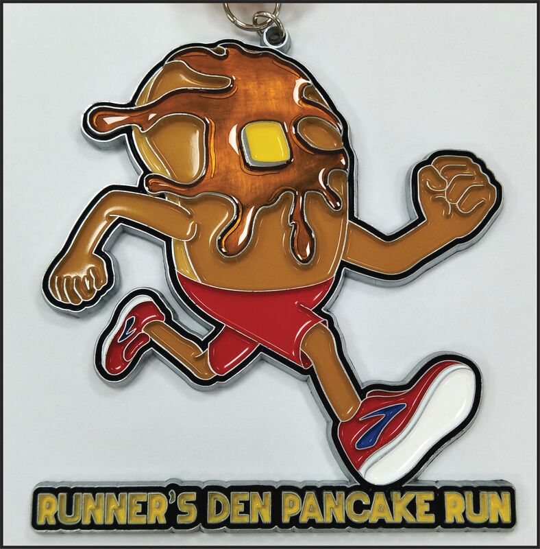 Runner’s Den Pancake Run logo on RaceRaves