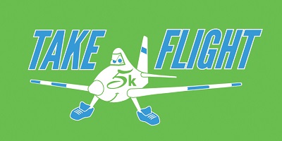 Take Flight 5K logo on RaceRaves