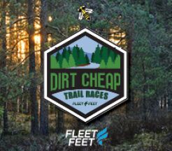 Dirt Cheap Trail Race Mendon logo on RaceRaves