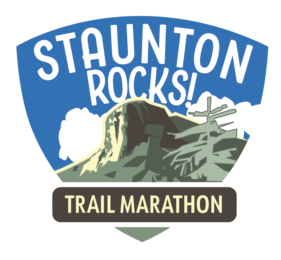 Staunton Rocks! Marathon & Half logo on RaceRaves