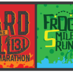 Hard as Hell Half Marathon & Froggy Five Miler logo on RaceRaves