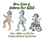 Run Like A Zebra for EDS logo on RaceRaves