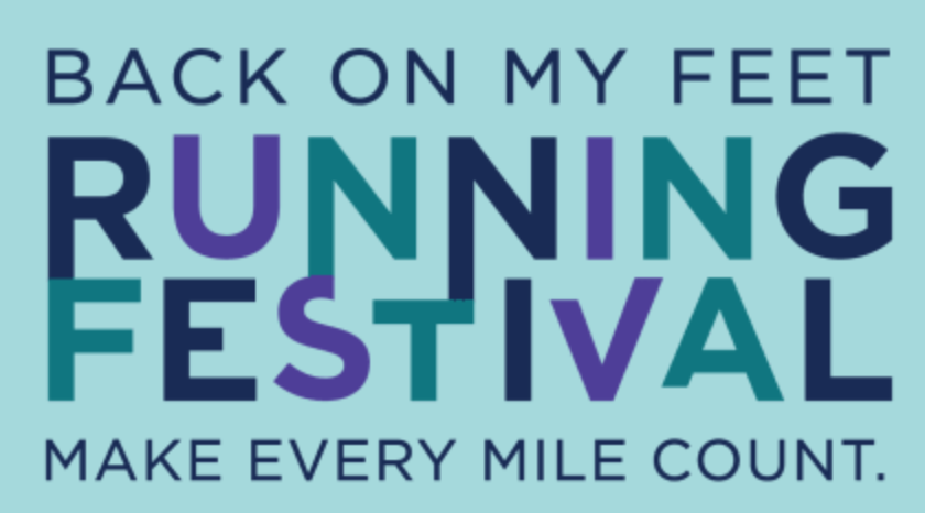 Back on My Feet Running Festival (virtual) logo on RaceRaves
