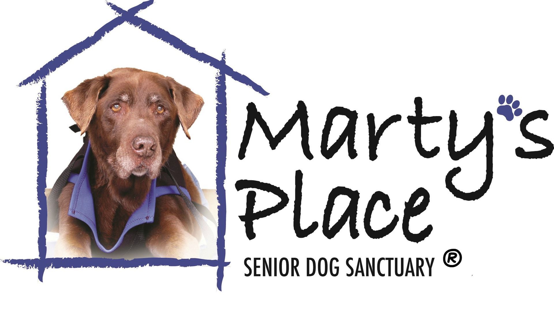 Miles 4 Marty’s Place Senior Dog Sanctuary Virtual Challenge logo on RaceRaves