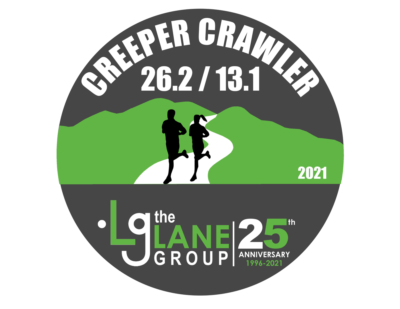 TLG Creeper Crawler Marathon and Half Marathon logo on RaceRaves