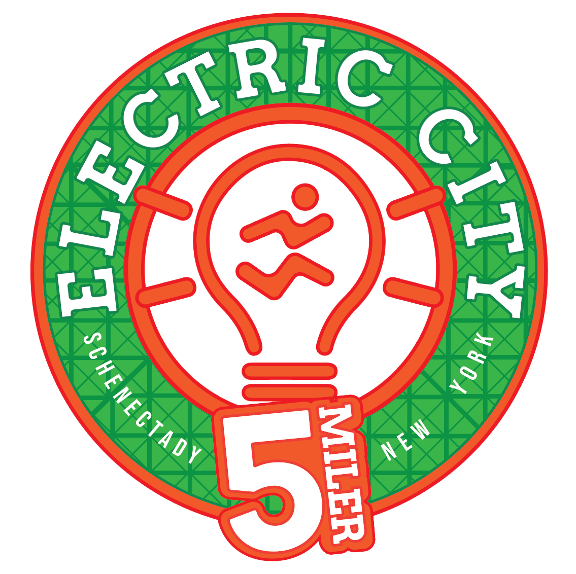 Electric City 5 Miler logo on RaceRaves