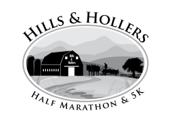 Hills and Hollers Half Marathon and 5K logo on RaceRaves