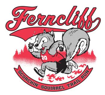 Ferncliff Scorchin’ Squirrel Trail Run logo on RaceRaves