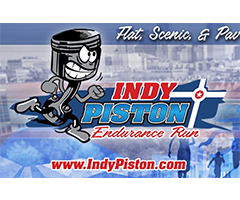 Indy Piston Endurance Run & Half Marathon logo on RaceRaves