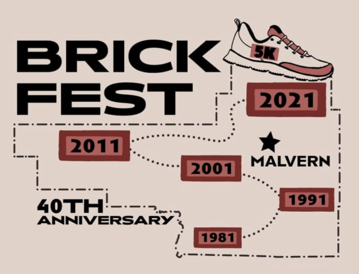 Malvern Brickfest 5K logo on RaceRaves