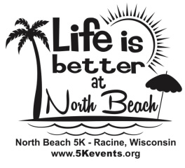 North Beach 5K Racine logo on RaceRaves