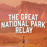 The Great National Park Relay (virtual) logo on RaceRaves
