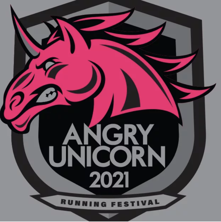 Angry Unicorn Running Festival logo on RaceRaves