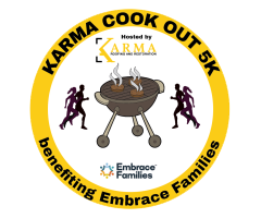 Karma Cook Out 5K logo on RaceRaves