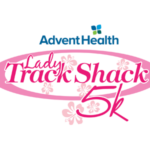 Lady Track Shack 5K logo on RaceRaves