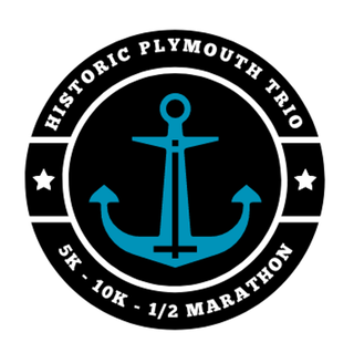Run to the Rock (Historic Plymouth Trio) logo on RaceRaves