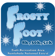 Tsali Frosty Foot Fest logo on RaceRaves