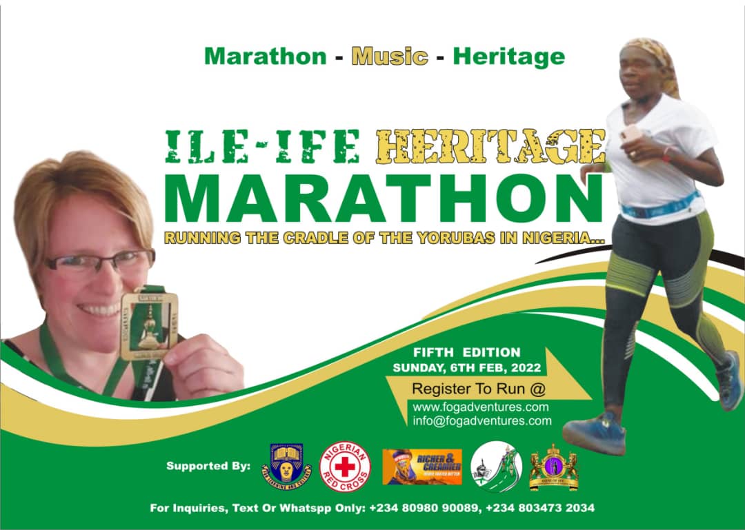 Ile-Ife Heritage Marathon logo on RaceRaves