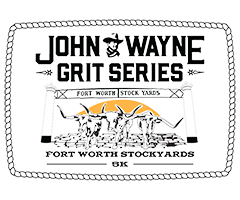 John Wayne Grit Series Fort Worth Stockyards, TX logo on RaceRaves