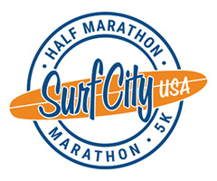 Surf City Marathon & Half Marathon logo on RaceRaves