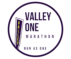 Valley ONE Marathon and Half Marathon logo on RaceRaves
