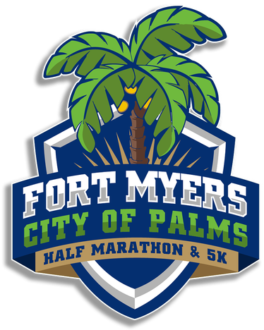 Fort Myers City of Palms Half Marathon and 5K logo on RaceRaves