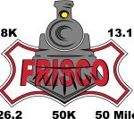Frisco Railroad Run logo on RaceRaves
