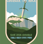 Conquer the Rock Foothills 50K and Bear Crawl 25K logo on RaceRaves