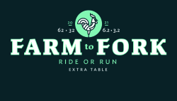 Farm to Fork Ride or Run logo on RaceRaves