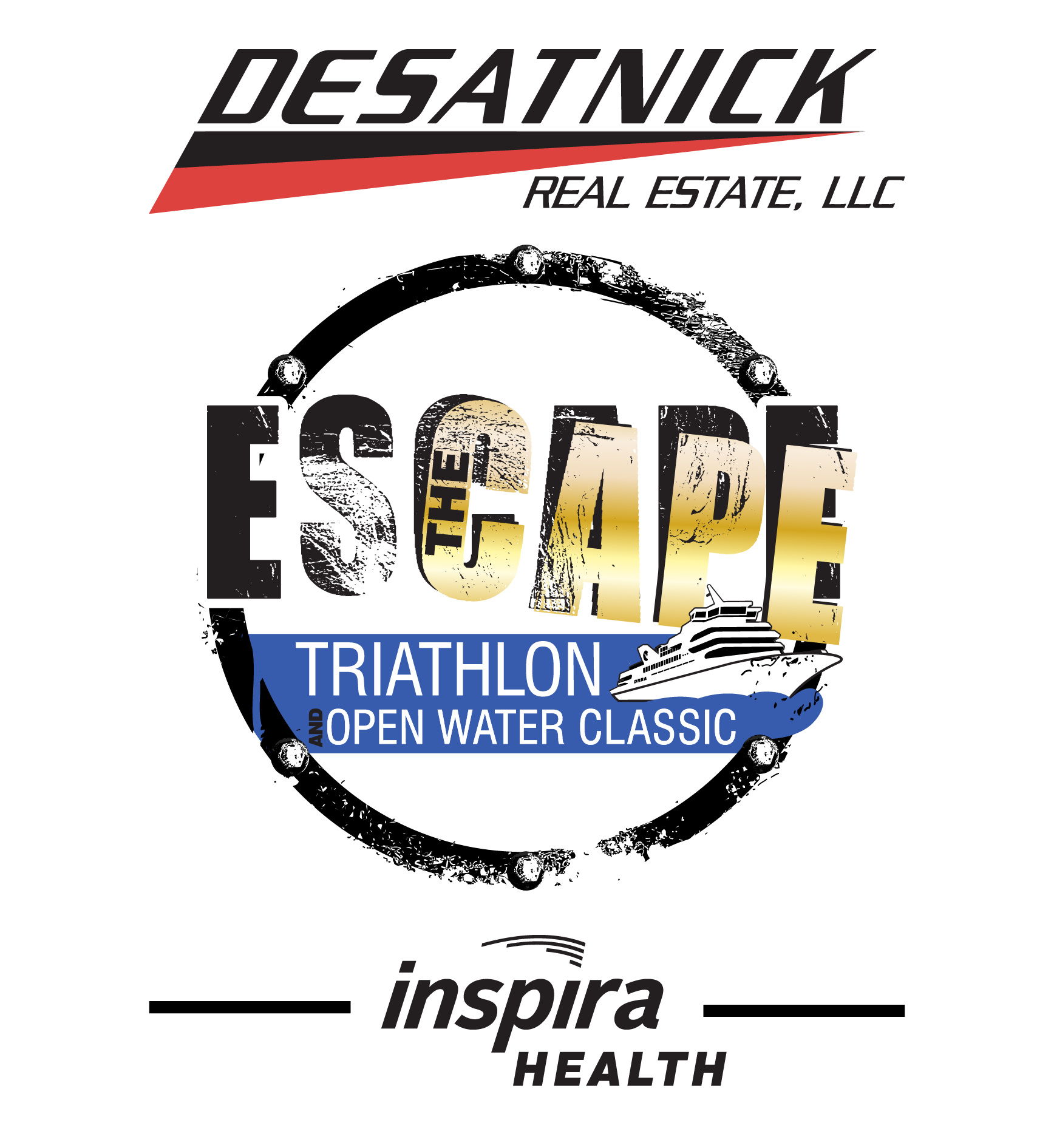 Escape the Cape Triathlon and Open Water Classic logo on RaceRaves