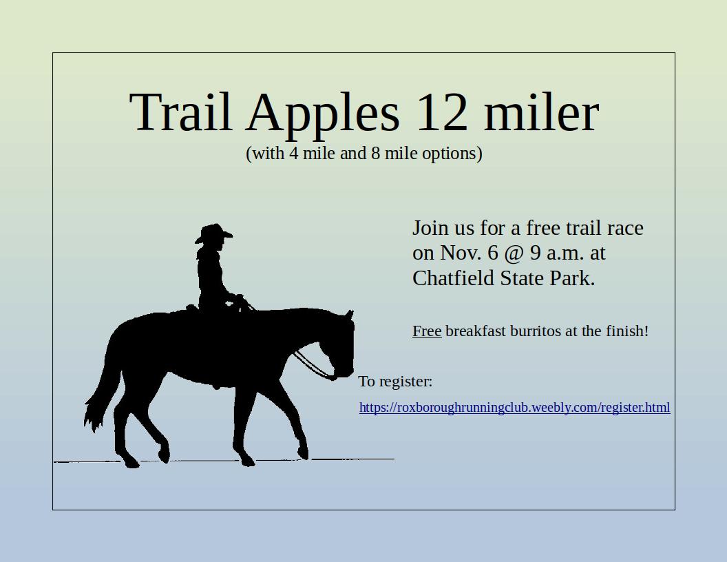 Trail Apples logo on RaceRaves