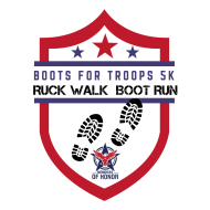 Boots for Troops 5K, Boot Run & GORUCK logo on RaceRaves