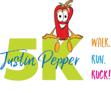Justin Pepper 5K: Walk, Run, Ruck! logo on RaceRaves