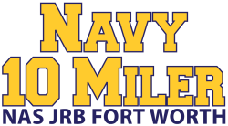 Navy 10 Miler logo on RaceRaves