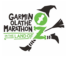 Garmin Olathe Marathon in the Land of Oz logo on RaceRaves