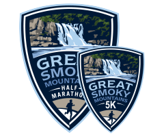 Great Smoky Mountains Half Marathon logo on RaceRaves