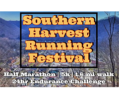 Southern Harvest Running Festival logo on RaceRaves