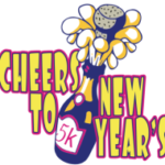 Cheers to New Year’s 5K Indianapolis logo on RaceRaves