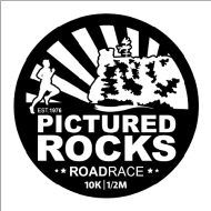 Pictured Rocks Road Race logo on RaceRaves