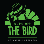 Phoenixville’s Burn off the Bird logo on RaceRaves