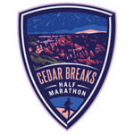 Cedar Breaks at Night Half Marathon logo on RaceRaves