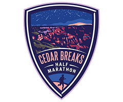 Cedar Breaks at Night Half Marathon logo on RaceRaves