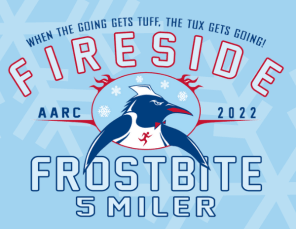 AARC’s Frostbite-Five Miler logo on RaceRaves