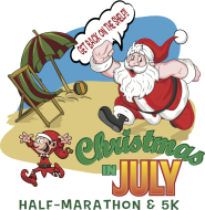 Christmas in July Half Marathon & 5K Chicago logo on RaceRaves